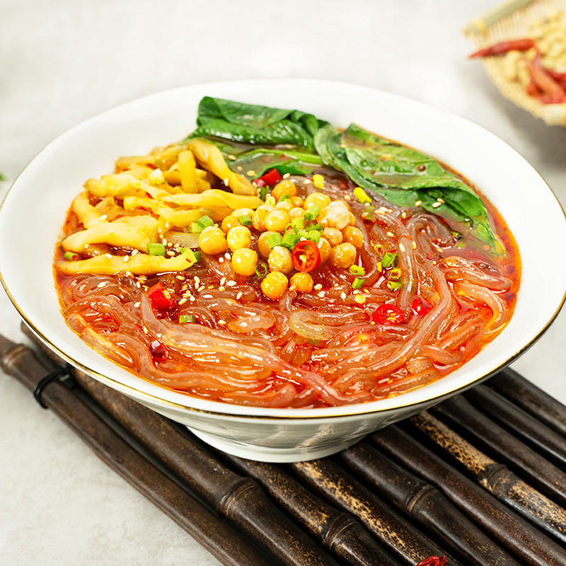Healthy Chongqing Hot And Sour Noodles Spicy And Sour Glass Noodle